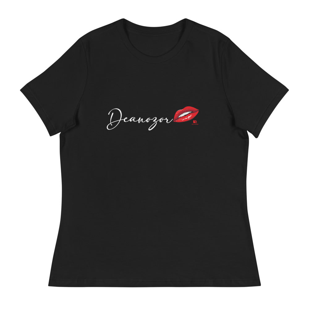 T-shirt Deanozor Signature Femina | imprimé écriture blanche - Deanozor