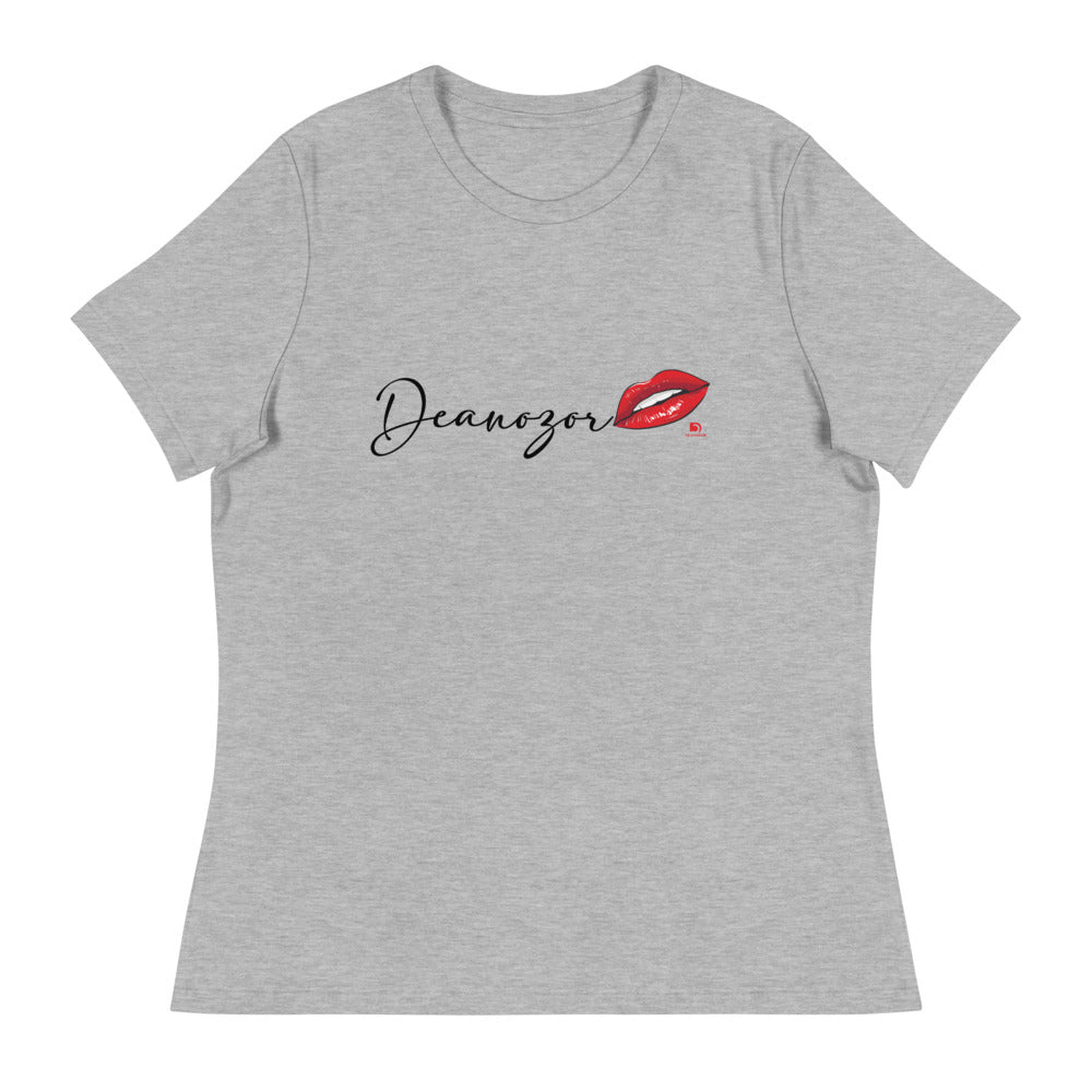 T-shirt Deanozor Signature Femina | imprimé écriture noir - Deanozor